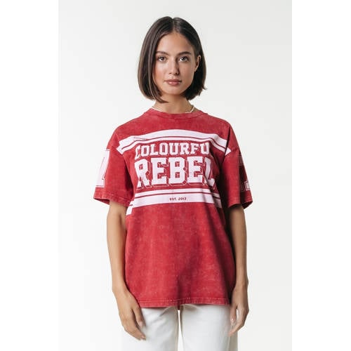 Colourful Rebel T-shirt rood afbeelding