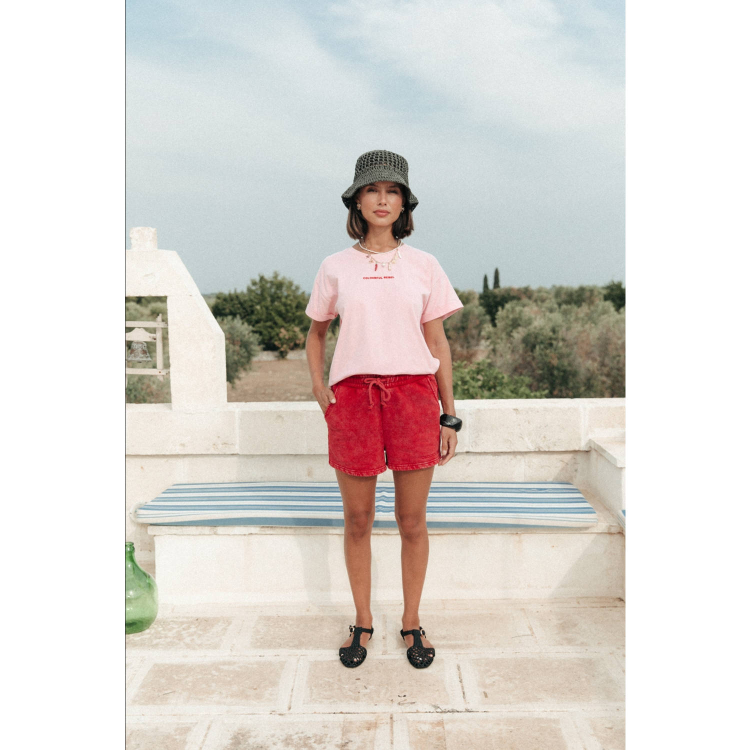 Colourful Rebel T-shirt roze
