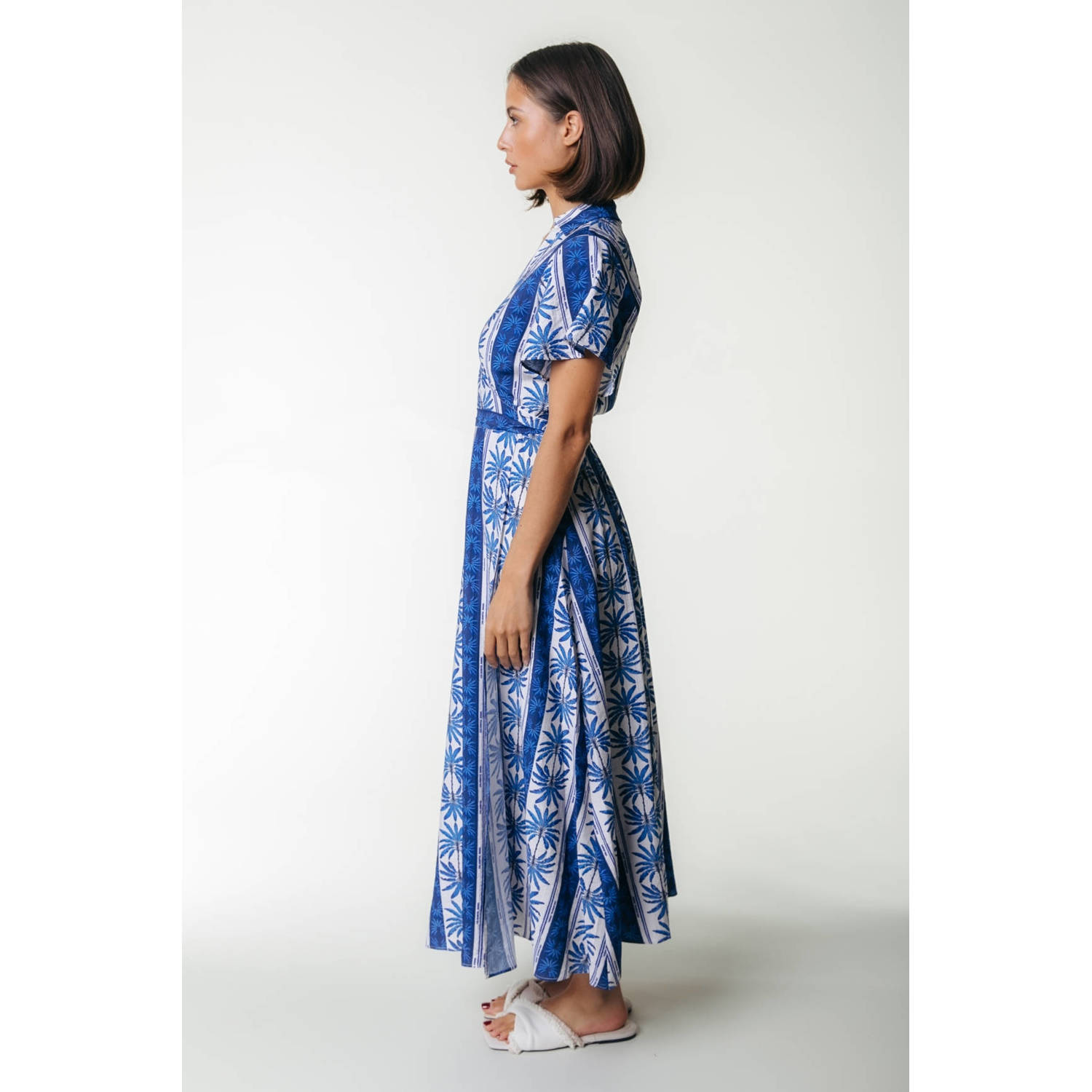Colourful Rebel maxi jurk blauw