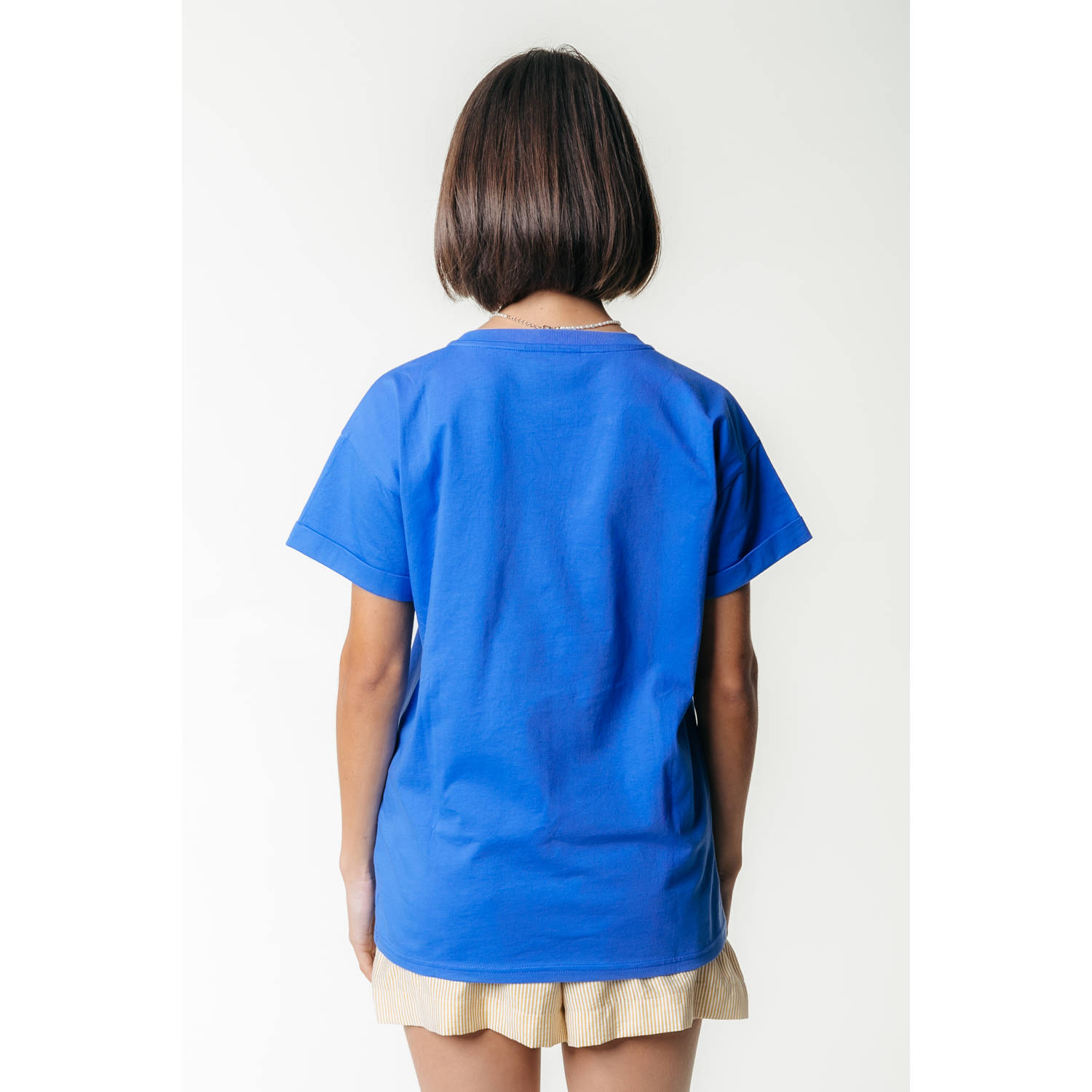Colourful Rebel T-shirt blauw