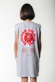 thumbnail: Colourful Rebel T-shirtjurk lichtgrijs