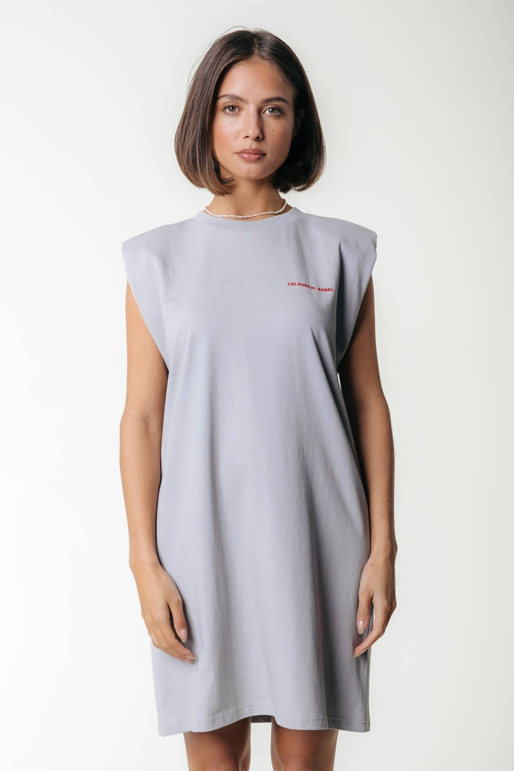 Colourful Rebel T-shirtjurk lichtgrijs wehkamp