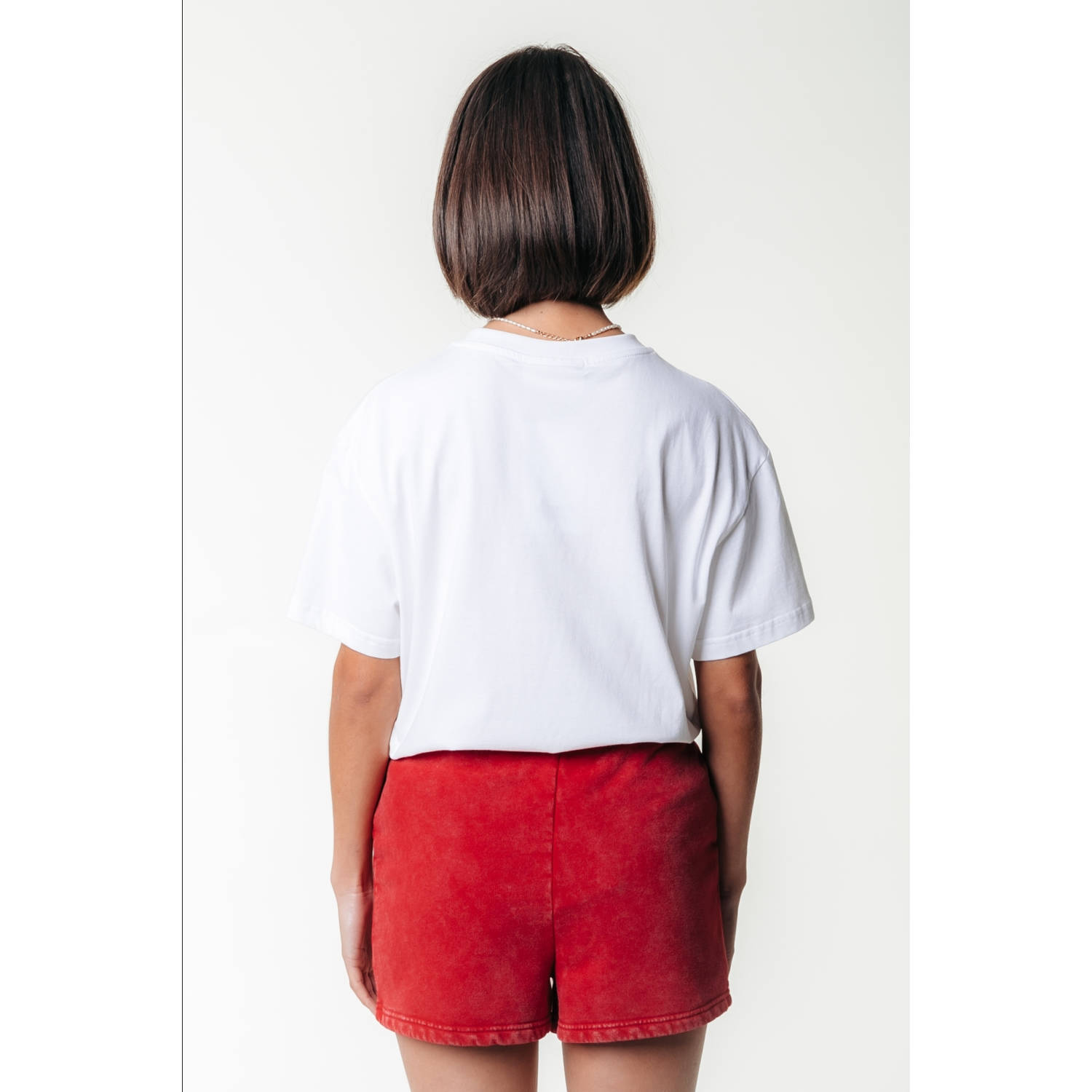 Colourful Rebel straight regular waist casual short rood