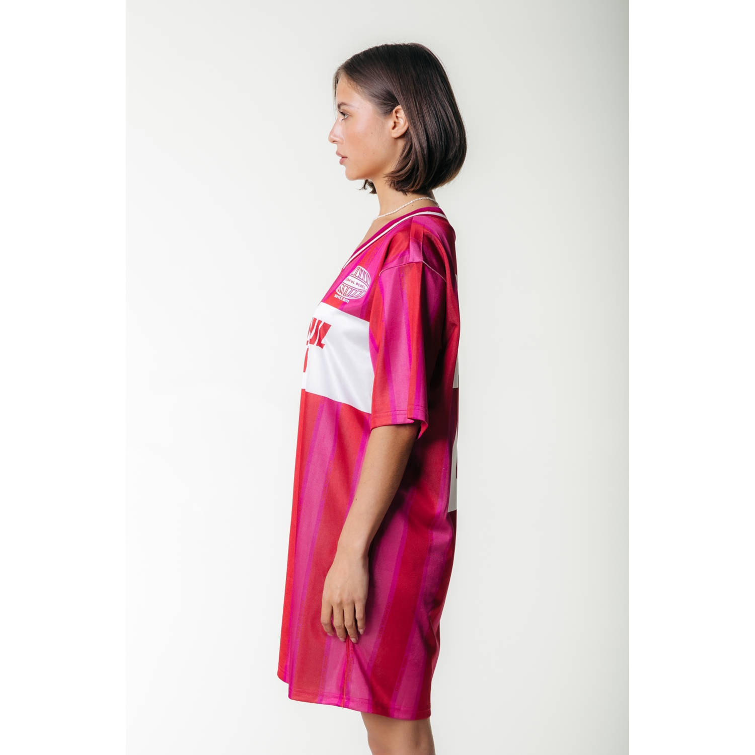 Colourful Rebel T-shirtjurk roze
