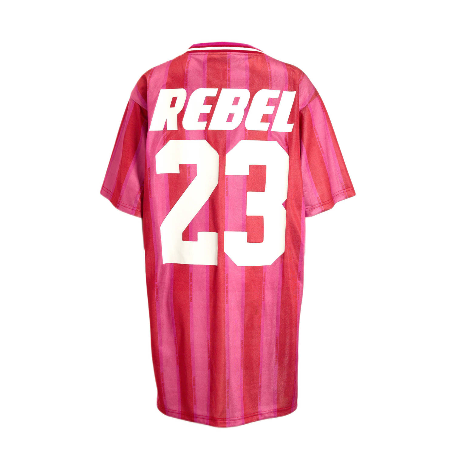 Colourful Rebel T-shirtjurk roze