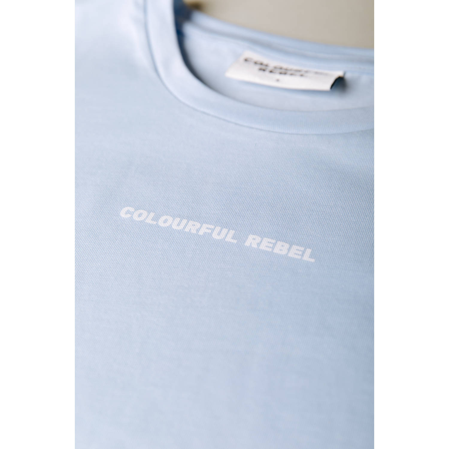 Colourful Rebel T-shirt lichtblauw