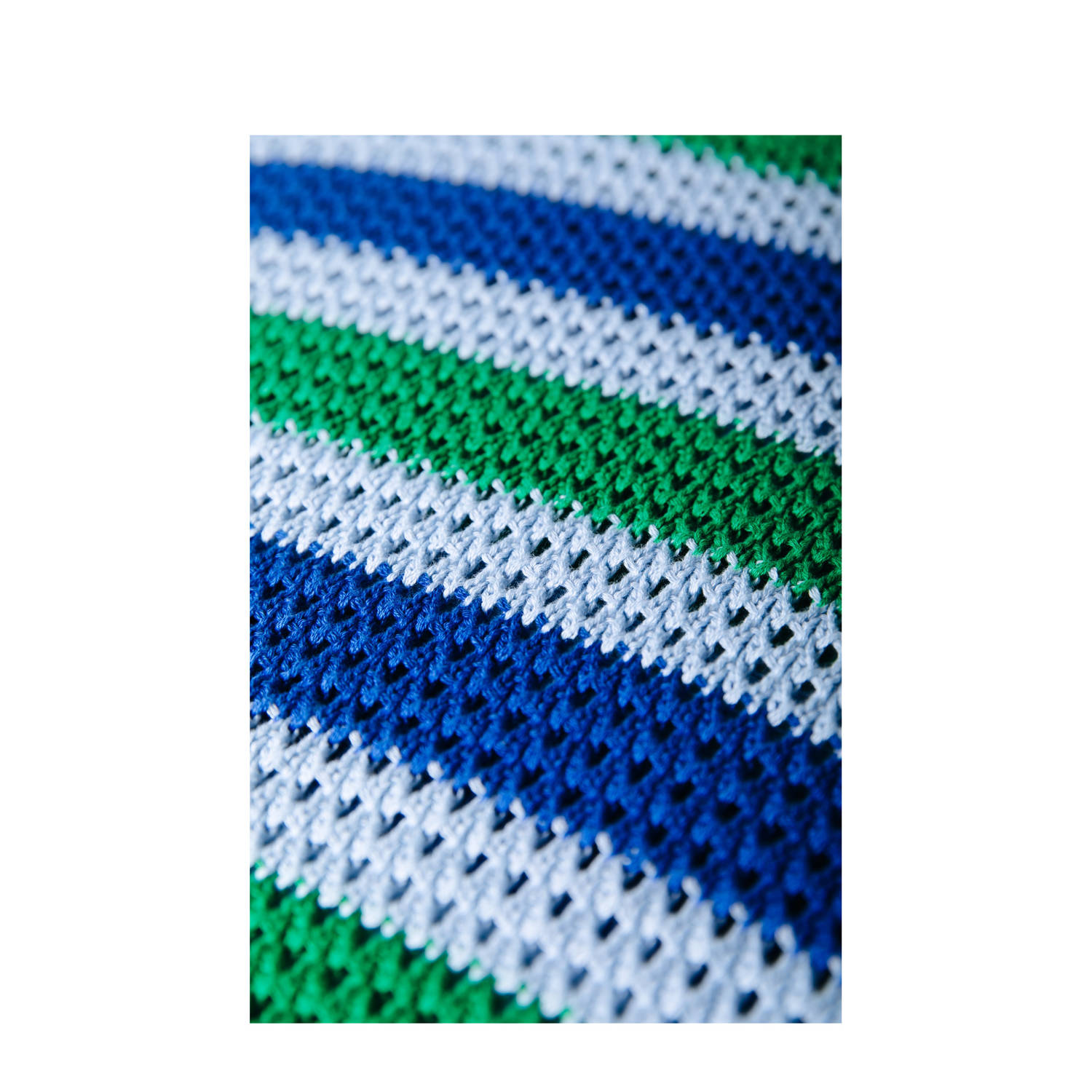 Colourful Rebel top blauw crochet