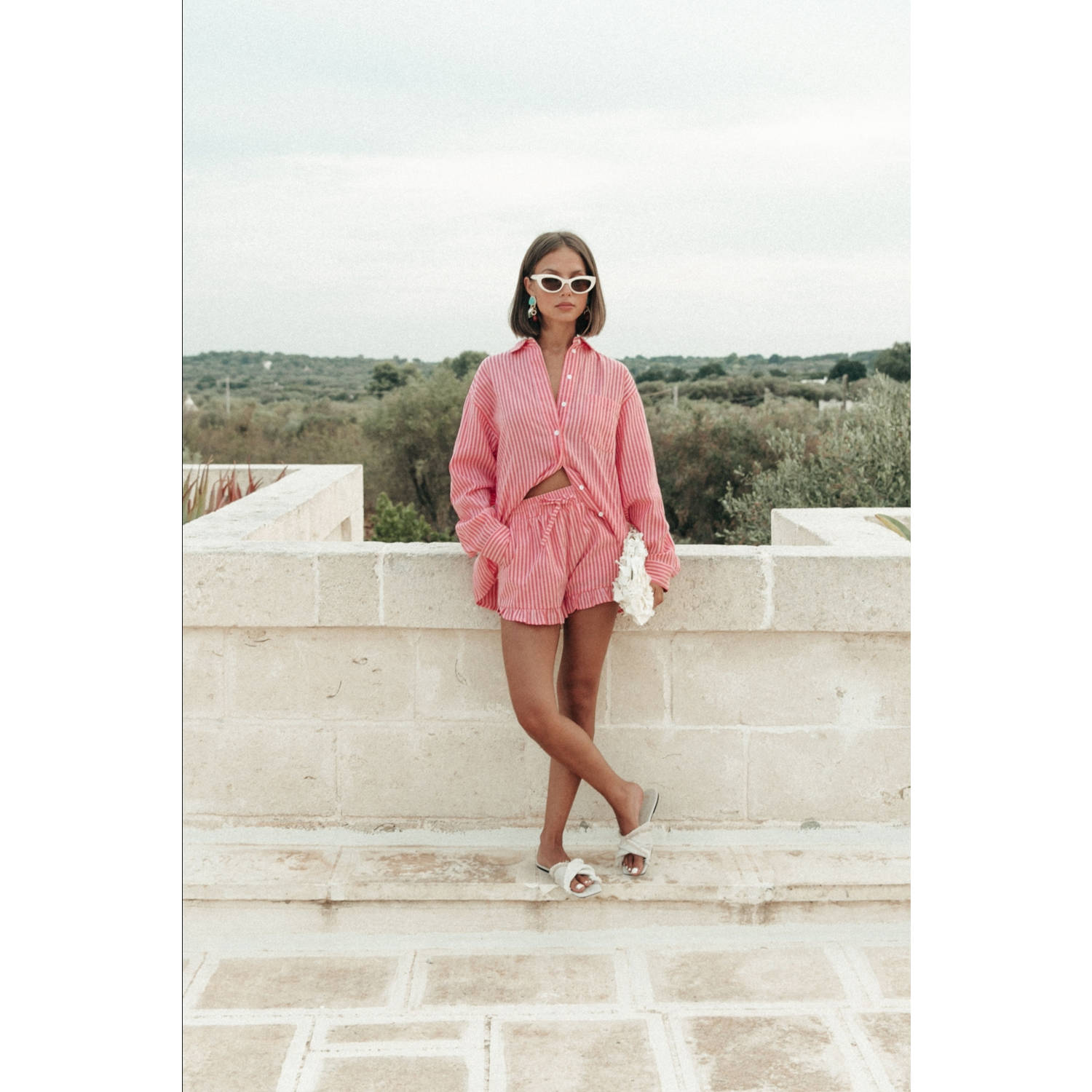 Colourful Rebel blouse rood