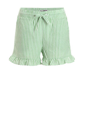 casual short groen gestreept
