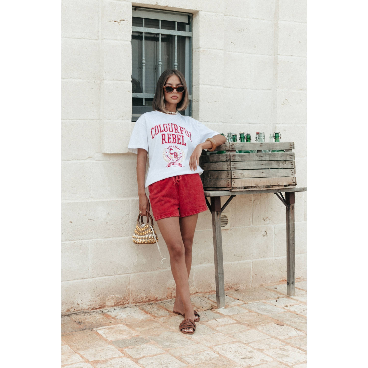 Colourful Rebel T-shirt wit