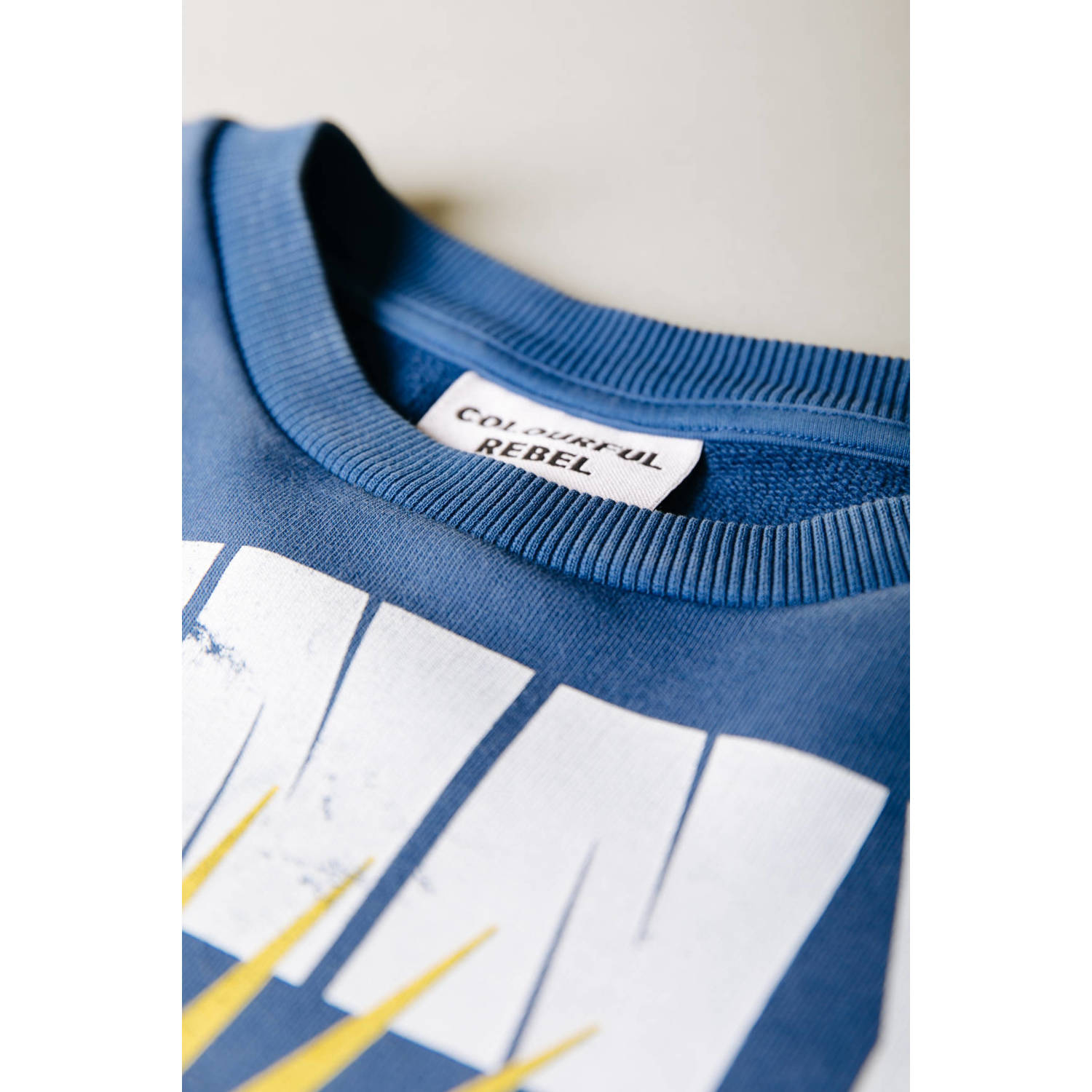 Colourful Rebel sweater blauw