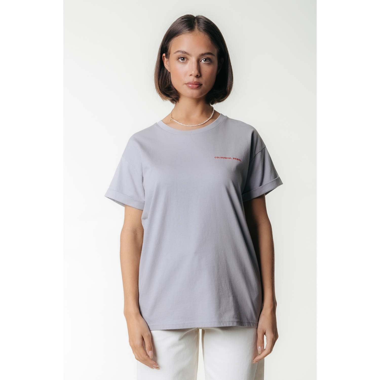 Colourful Rebel T-shirt grijs