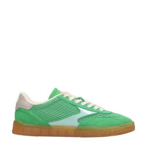 Nixie suède sneakers groen