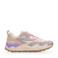 Scotch & Soda chunky suède sneakers lichtgrijs multi