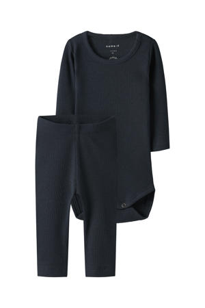 romper + broek NBNKAB donkerblauw
