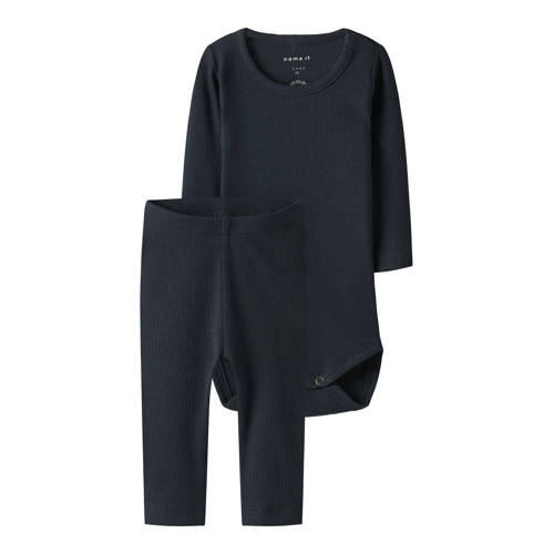 NAME IT BABY romper + broek NBNKAB donkerblauw afbeelding