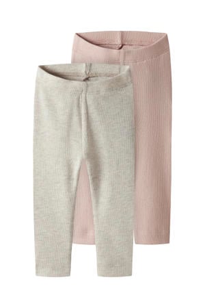 broek - roze/beige (set van 2)