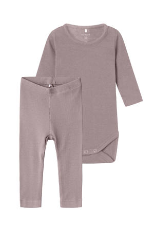 romper + broek NBNKAB oudroze