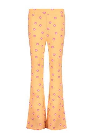regular flared broek oranje