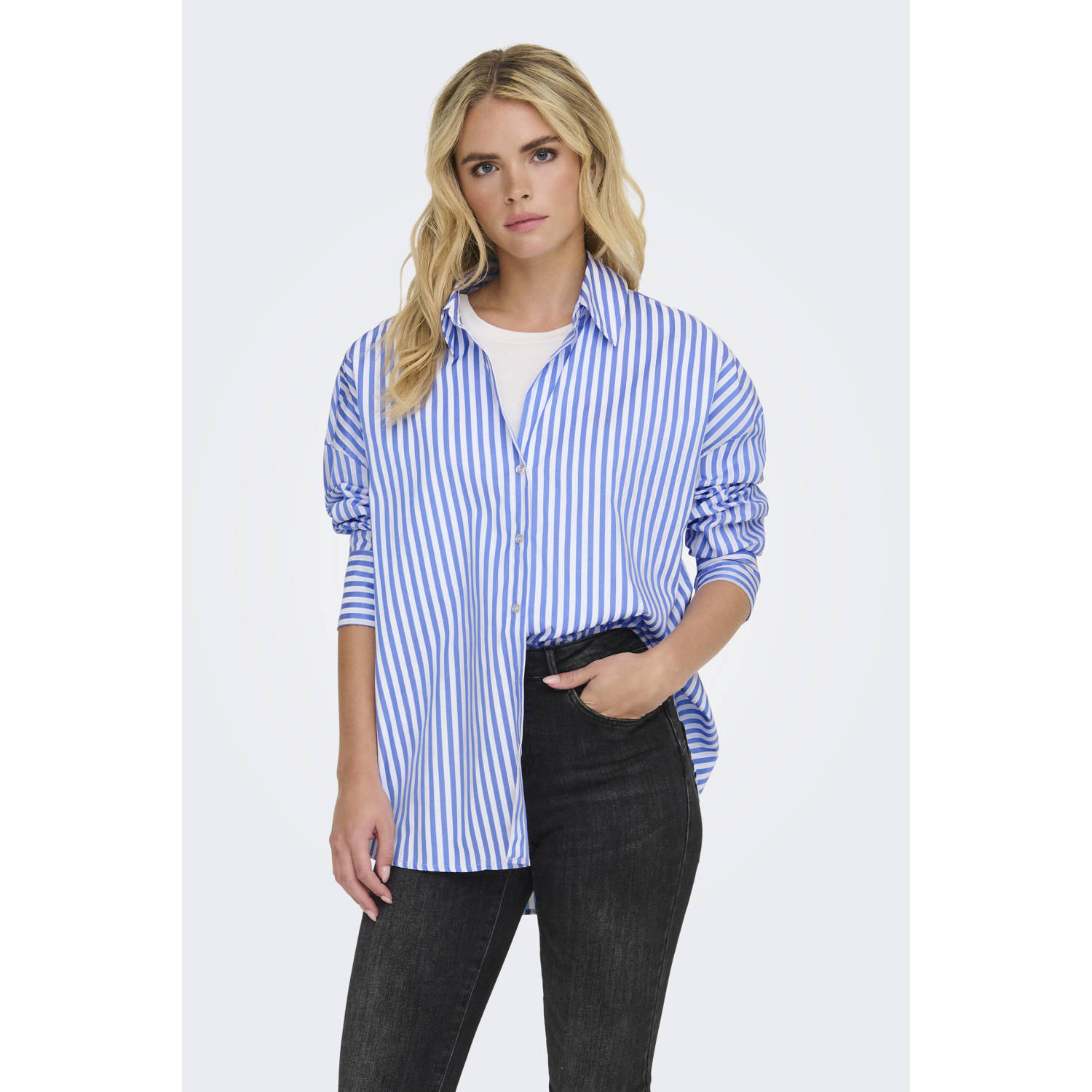 JDY blouse blauw
