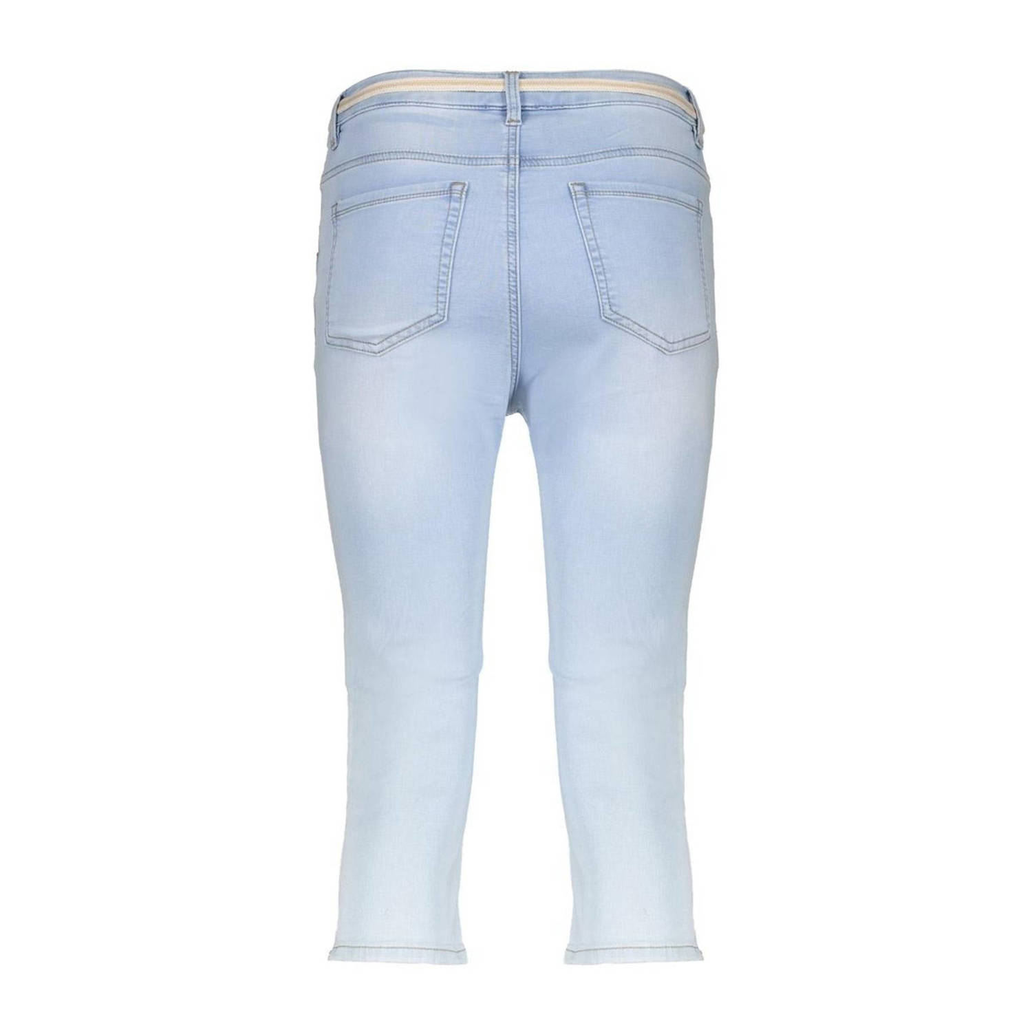 Geisha capri jeans light blue denim