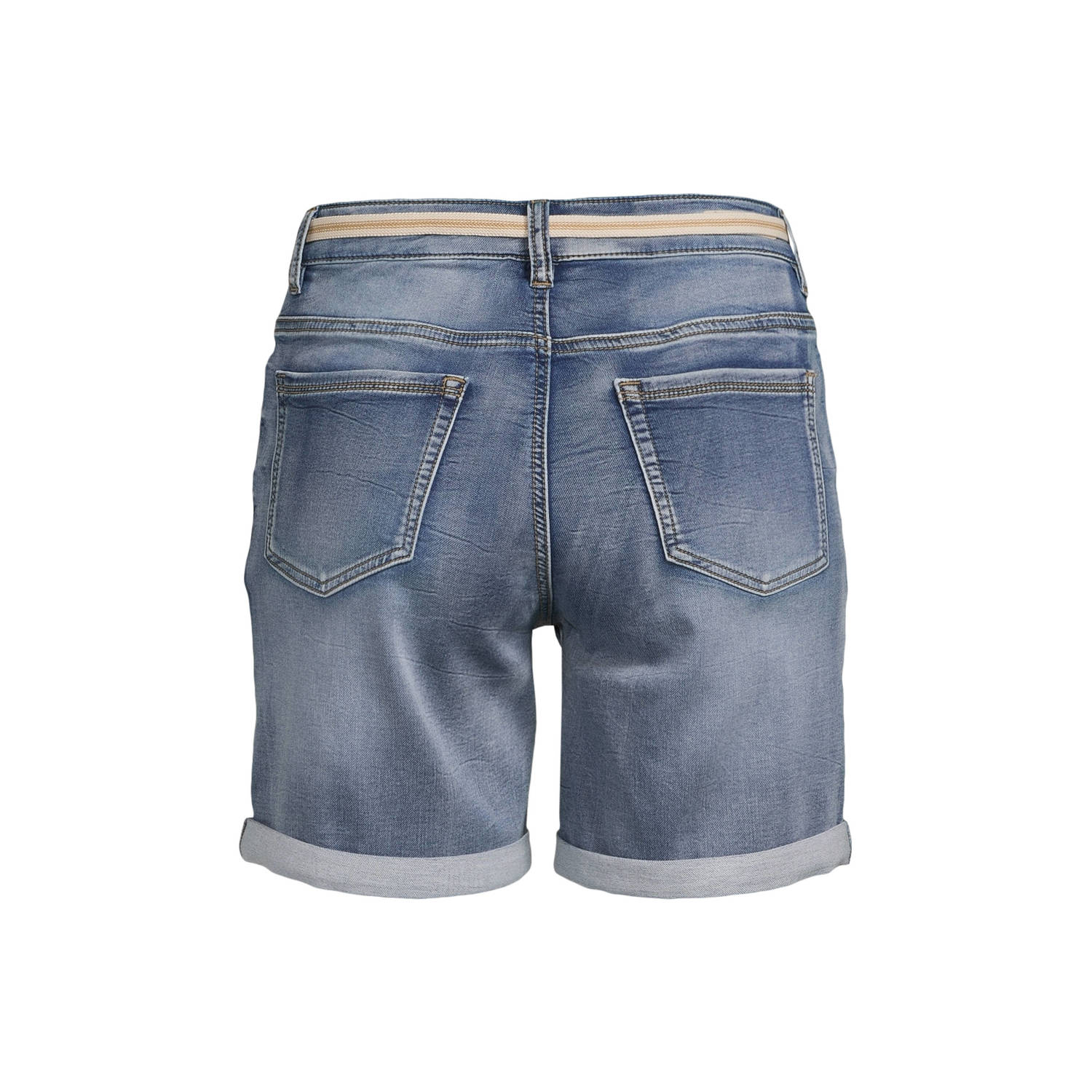 Geisha slim regular waist denim short
