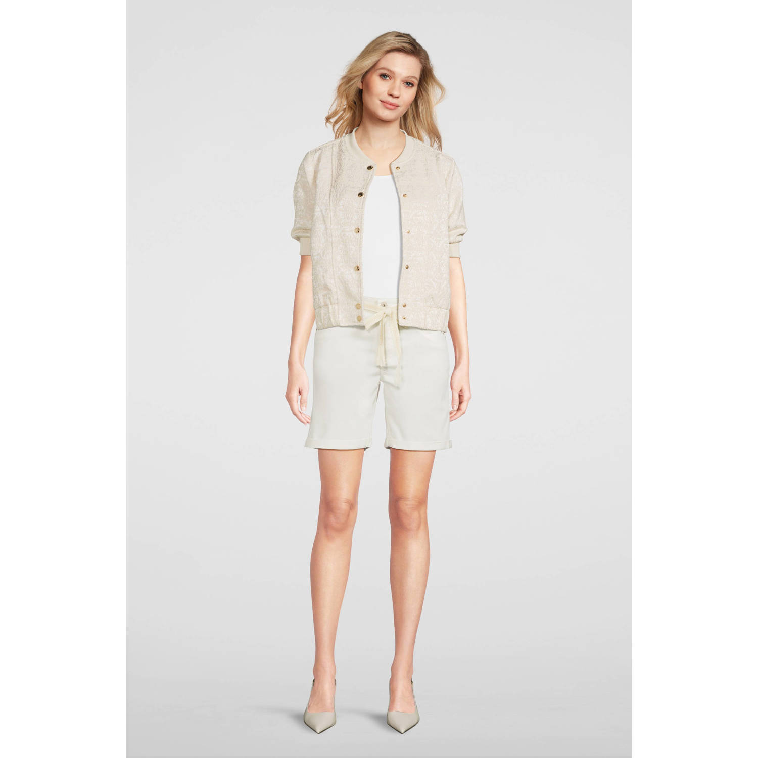 Geisha straight regular waist casual short wit