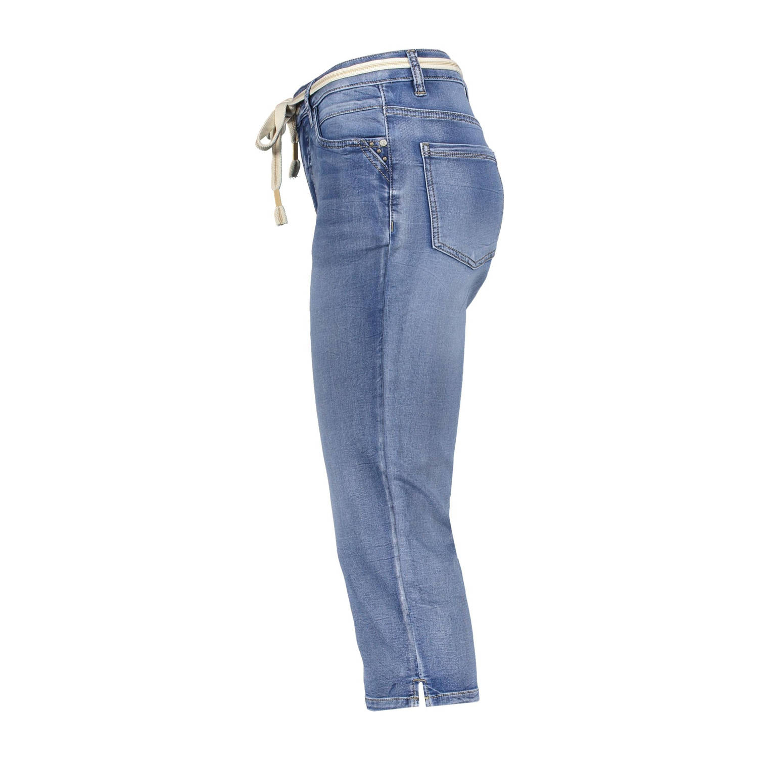 Geisha capri jeans medium blue denim