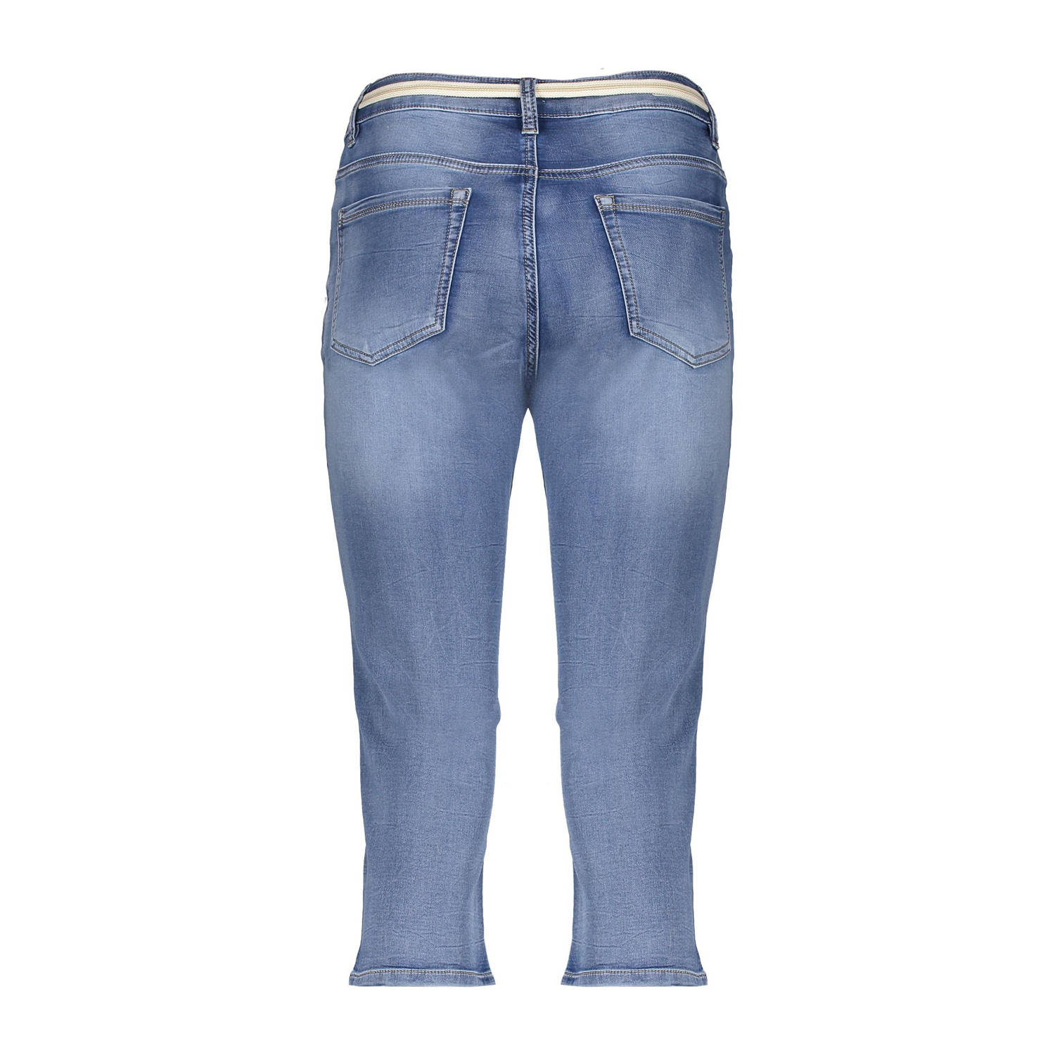 Geisha capri jeans medium blue denim