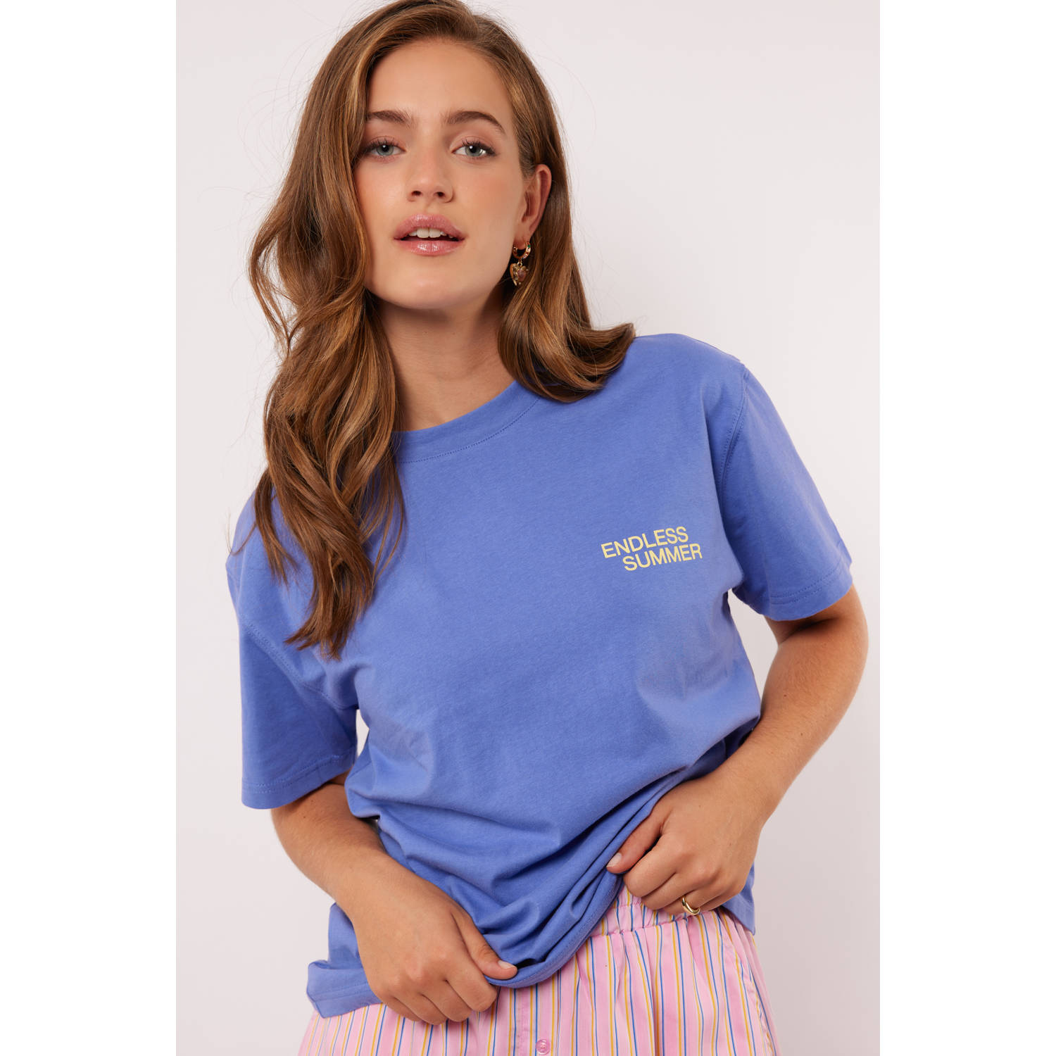 FLURESK T-shirt blauw