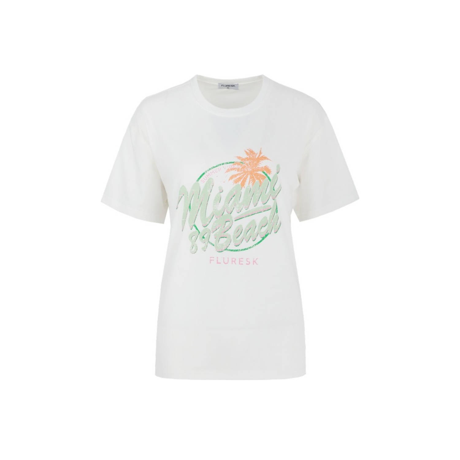 FLURESK T-shirt wit