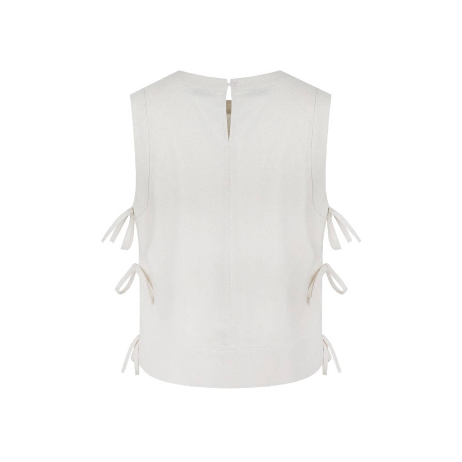 FLURESK linnen top ecru