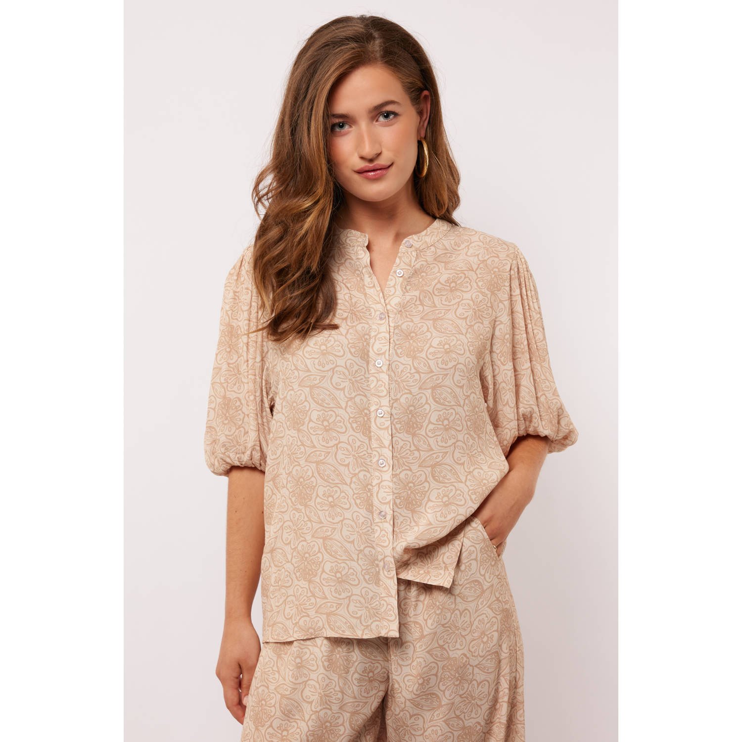 FLURESK blouse beige