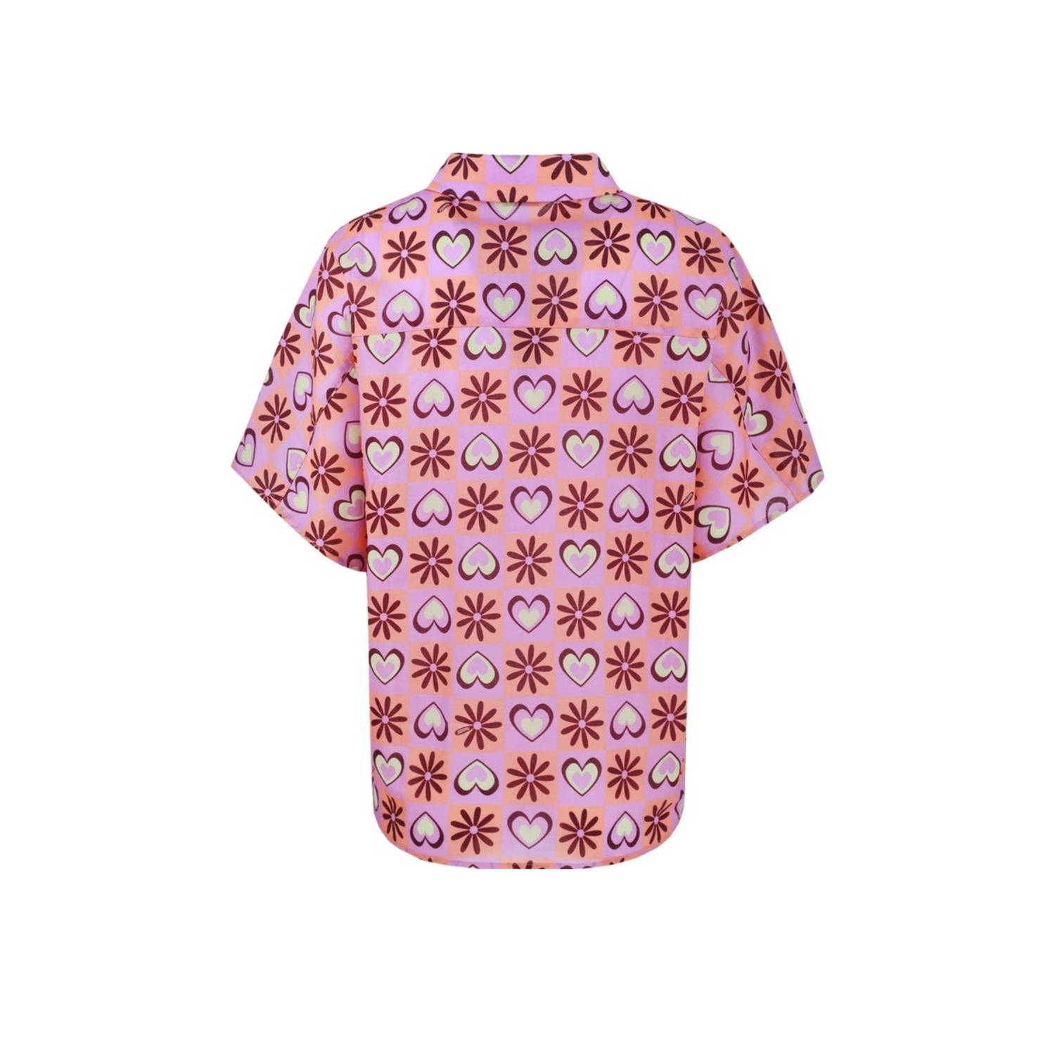 FLURESK blouse roze