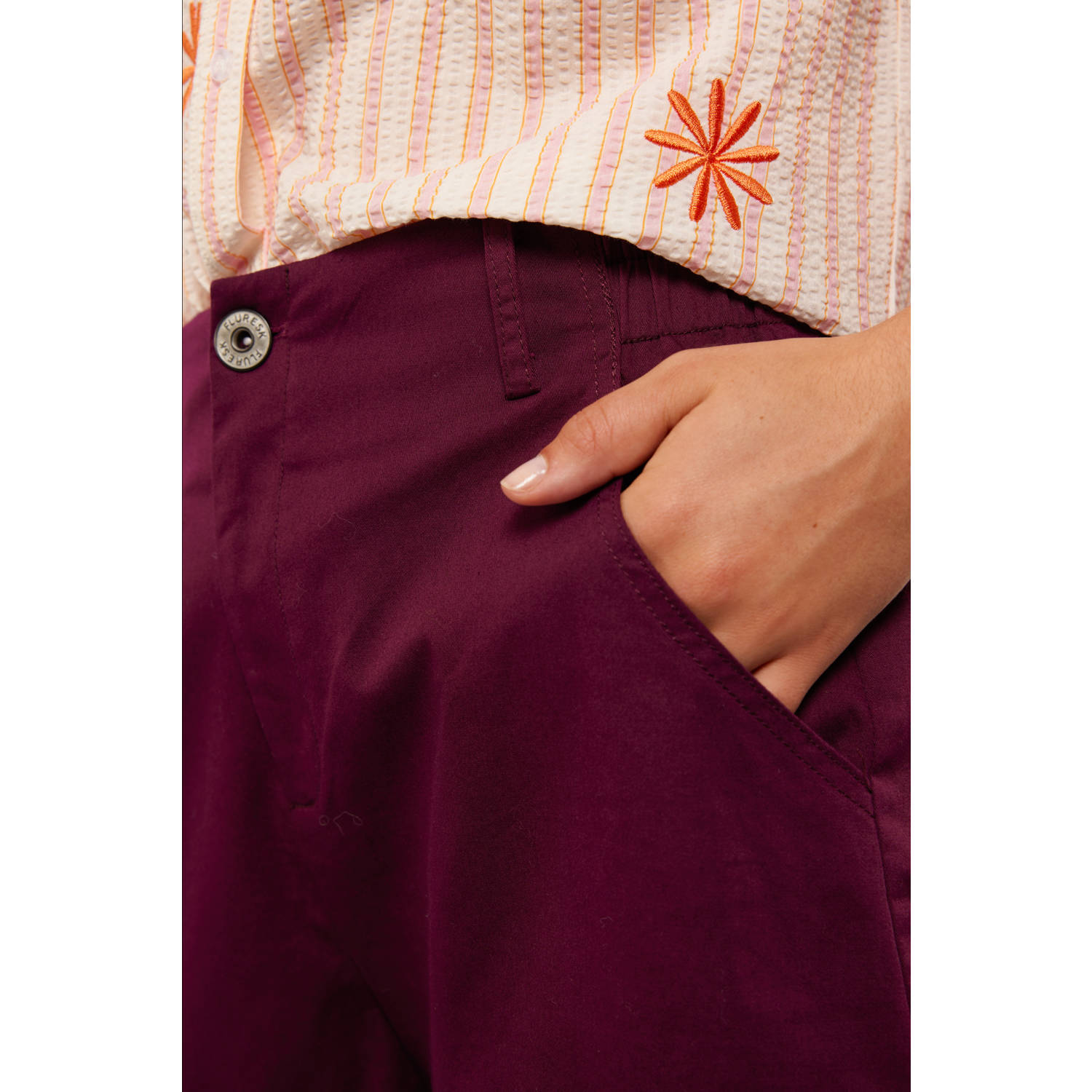 FLURESK blouse oranje