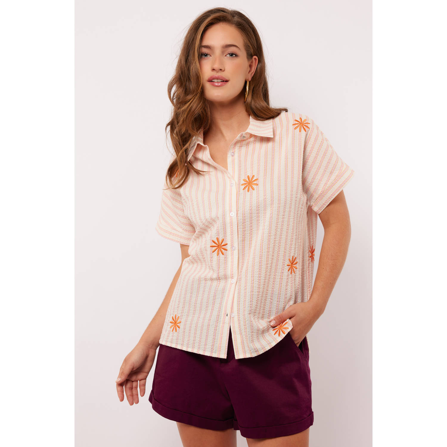 FLURESK blouse oranje