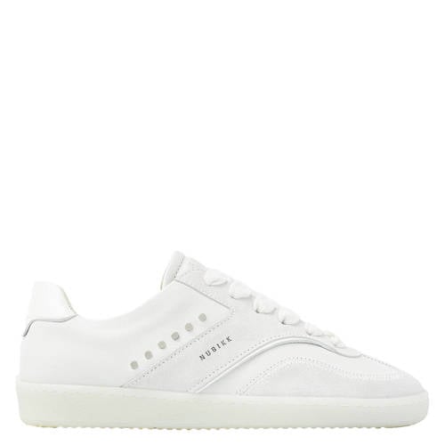 Nubikk leren sneakers wit afbeelding