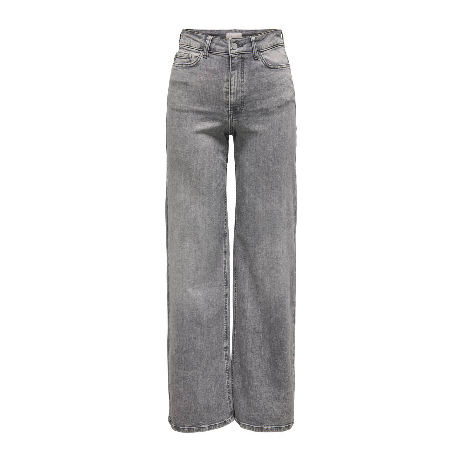 JDY high waist wide leg jeans grey denim