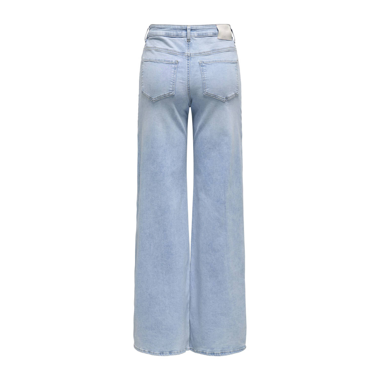 JDY high waist wide leg jeans light blue denim