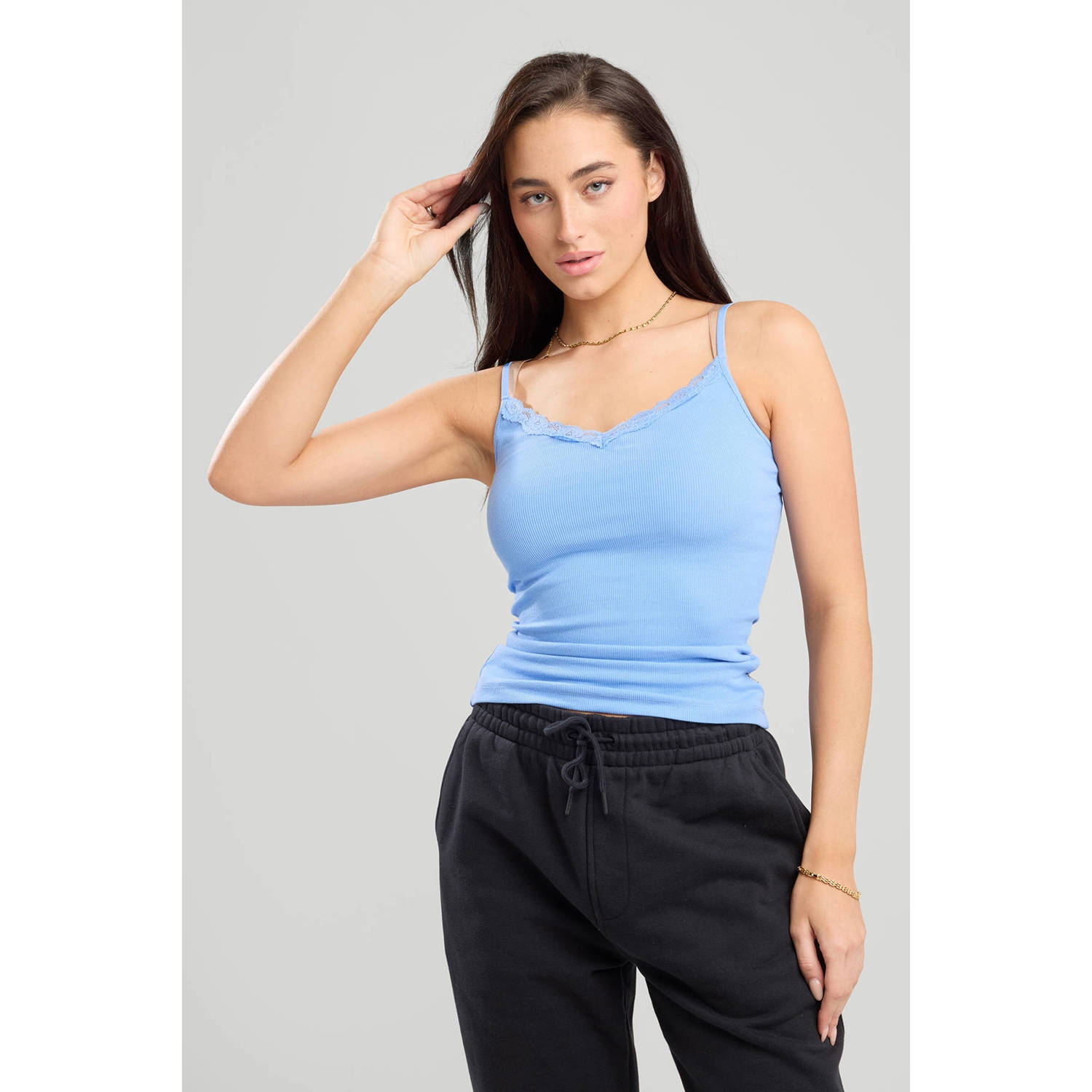America Today singlet blauw