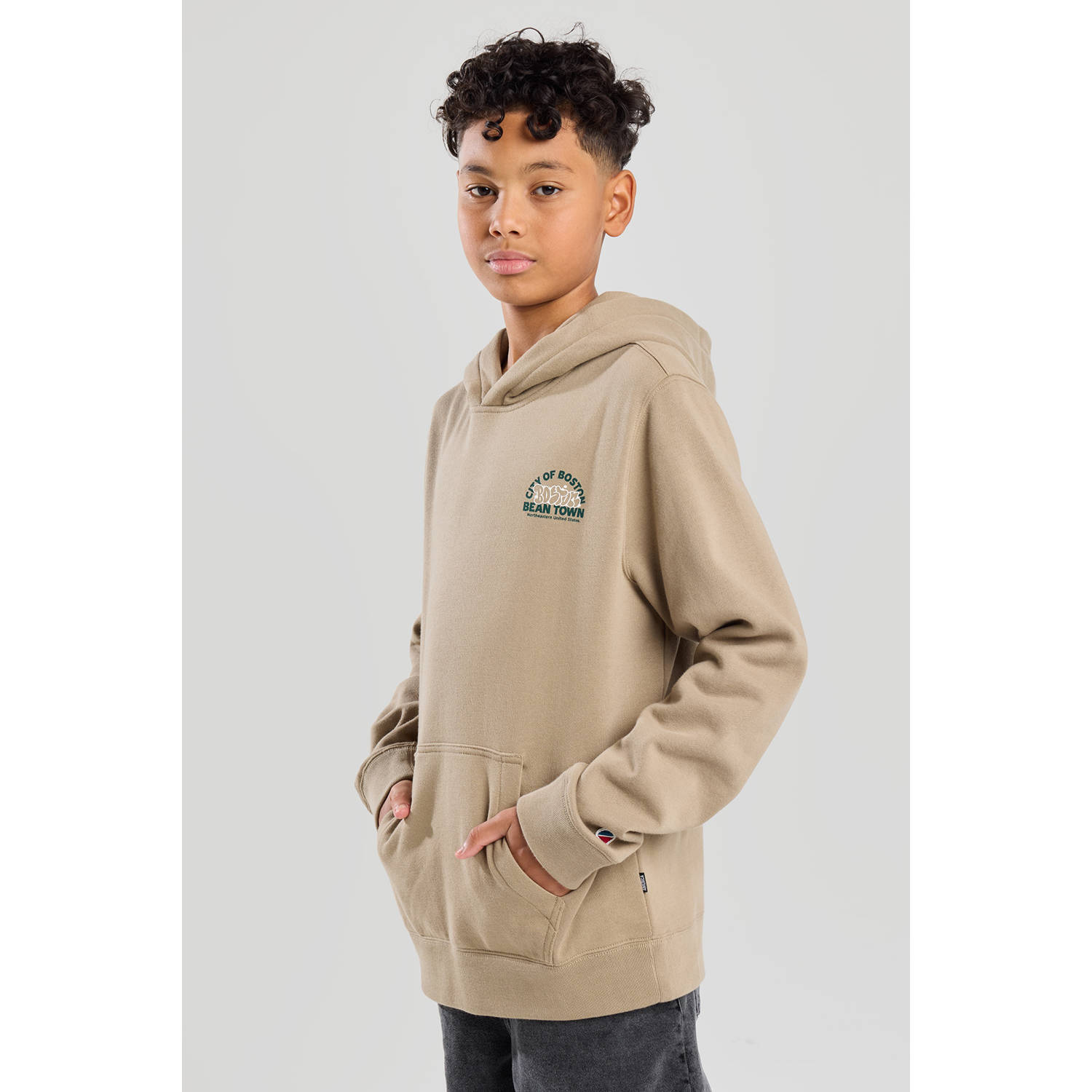 America Today hoodie beige