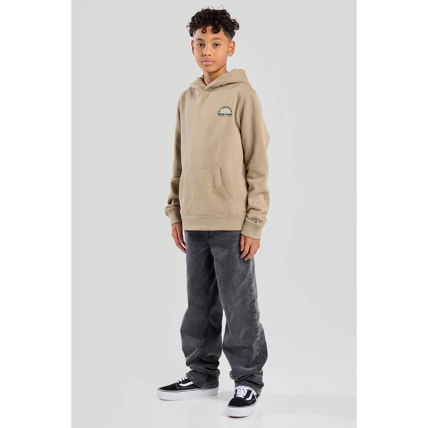 America Today hoodie beige
