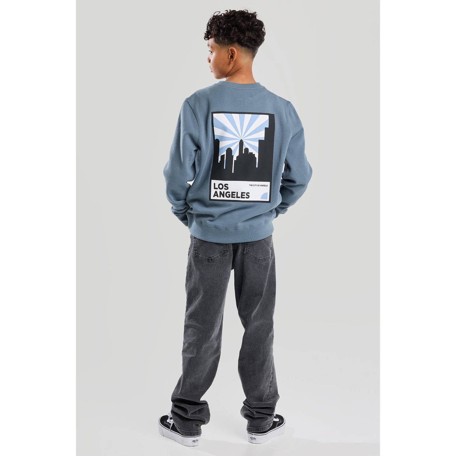 America Today sweater blauw