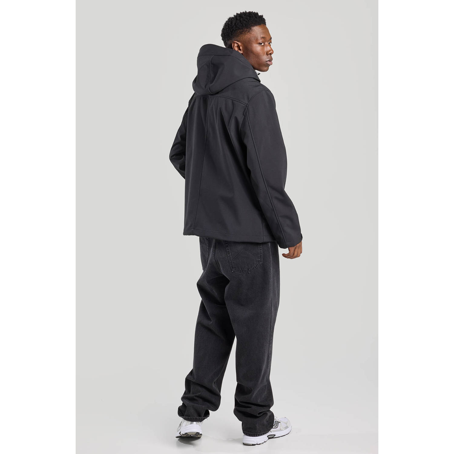 America Today softshell jas zwart