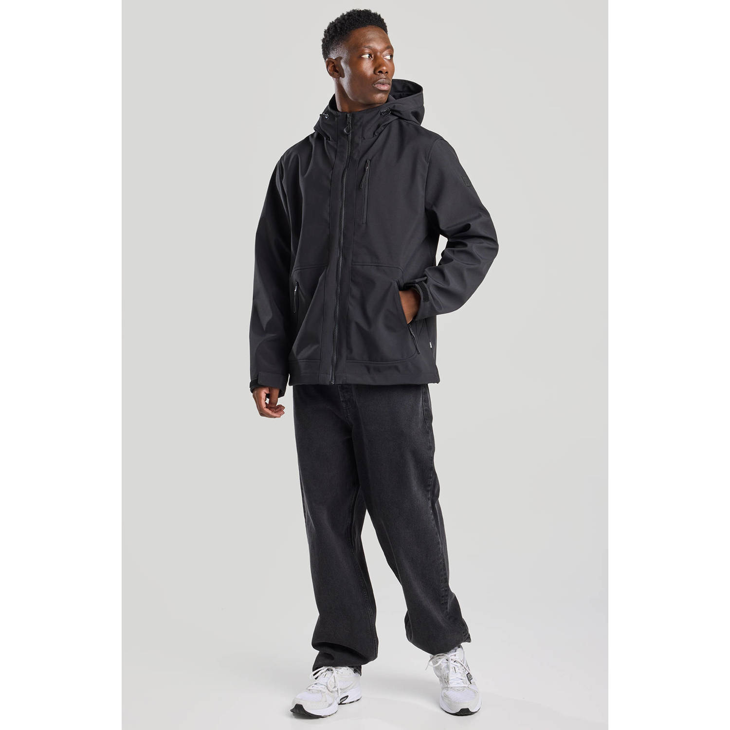 America Today softshell jas zwart