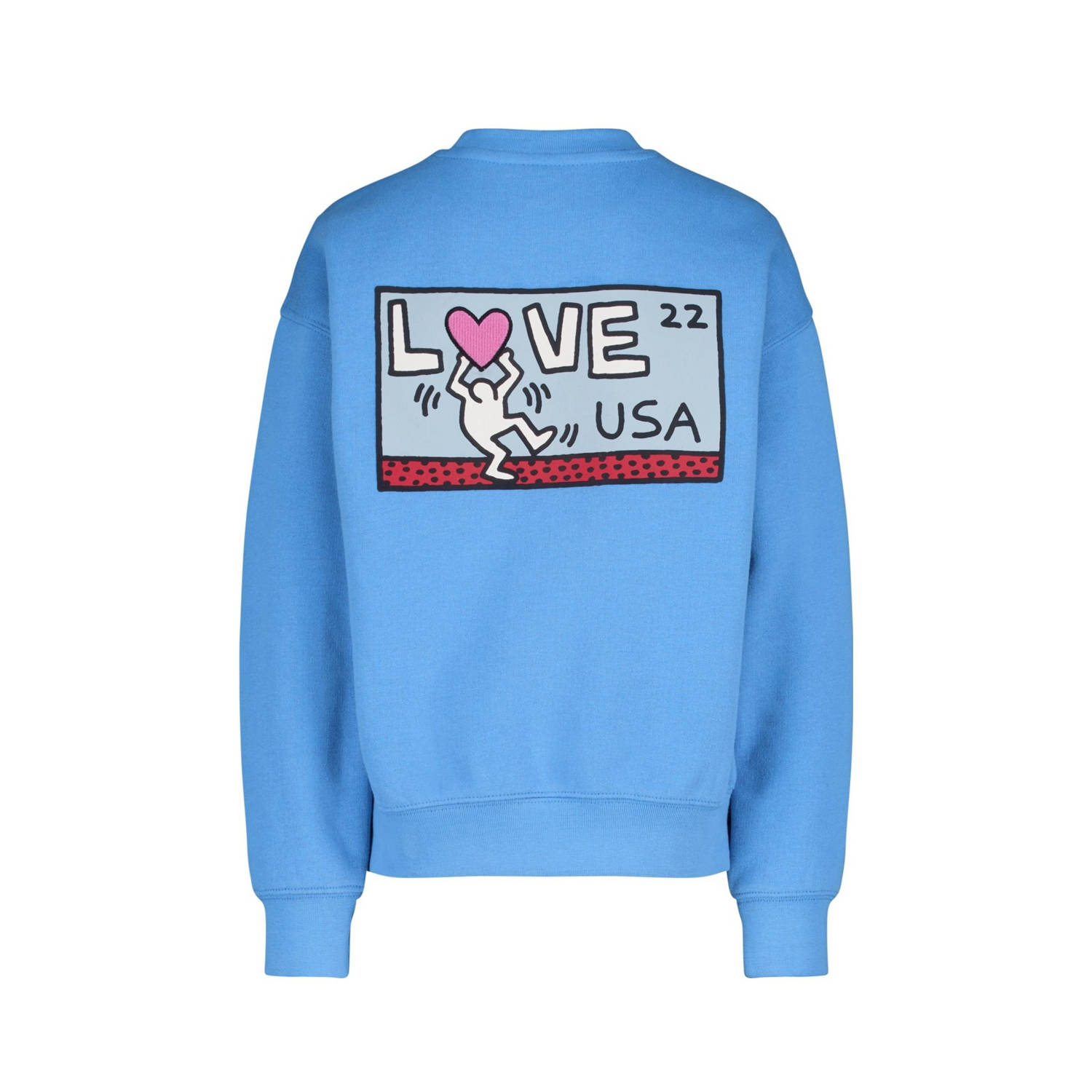 America Today sweater blauw
