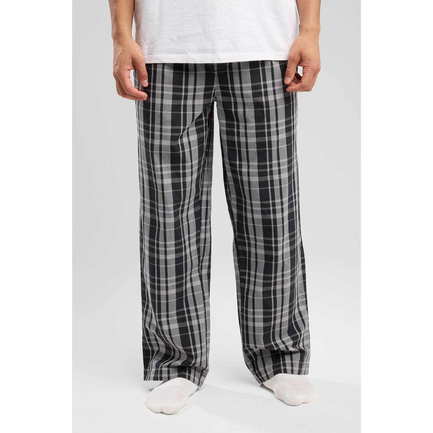 America Today pyjamabroek Lio donkergrijs