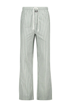 pyjamabroek Lio lichtgroen/wit