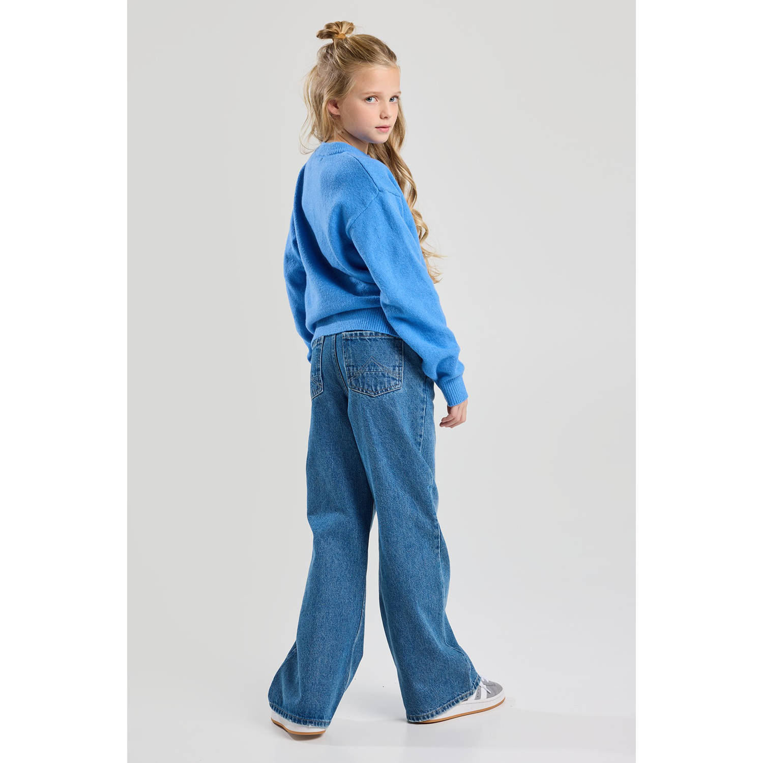 America Today gebreide trui blauw