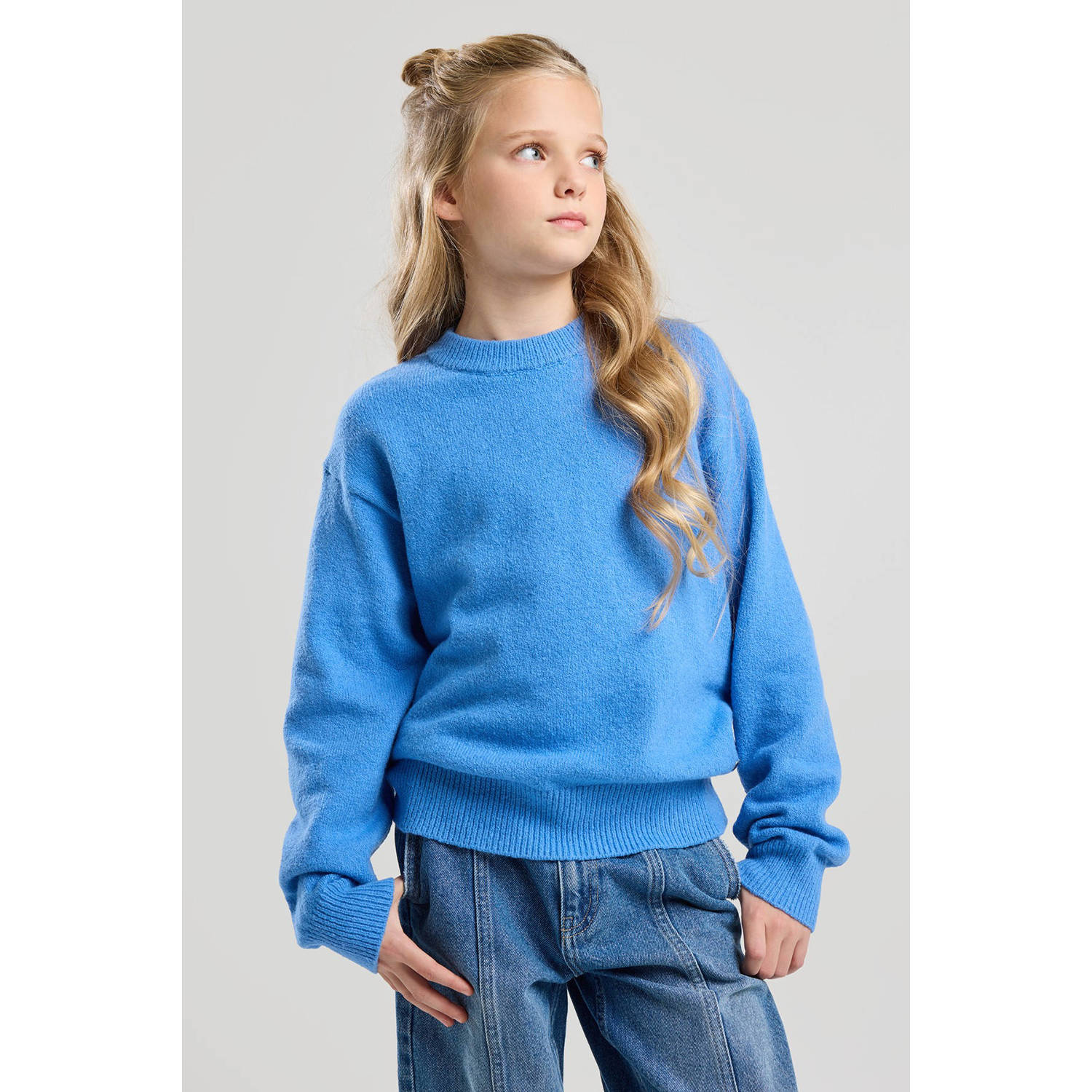 America Today gebreide trui blauw